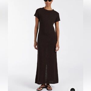 Dissh Chocolate Knit Maxi Dress